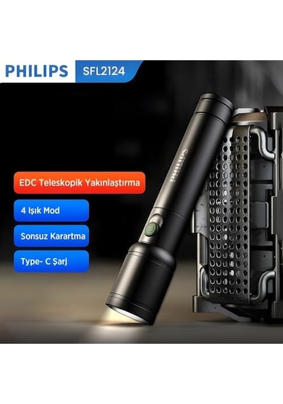 250 Lümen 5w Led El Teleskopik Zoom Sos Modlu Metal Gövdeli Şarj Edilebilir Uzun Menzilli Çok Renkli