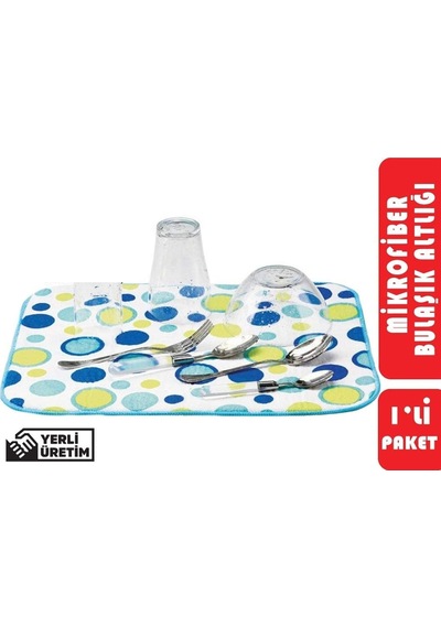 Mikrofiber Bulaşık Altlığı Çok Renkli