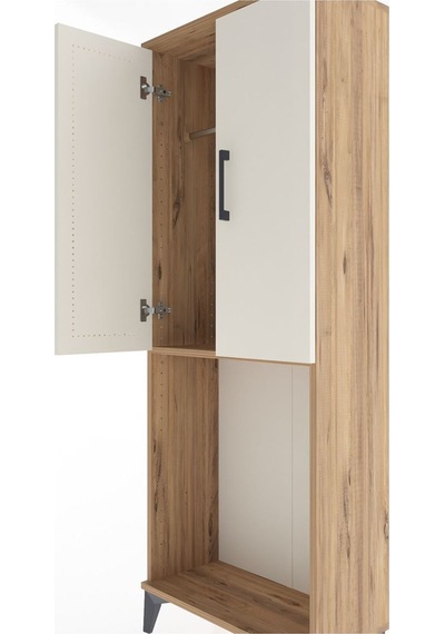 Arges Dolap Tek Raflı 2 Kapaklı Tek Askılı 60x30x163 Çam-aytaşı Çam Arges Dolap Tek Raflı 2 Kapaklı Tek Askılı 60x30x163 Çam-aytaşı Çam