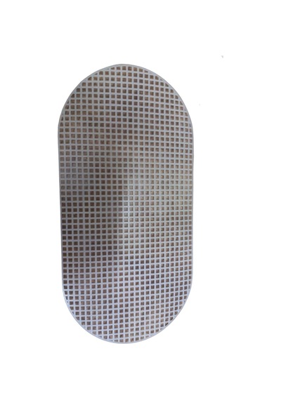 Çanta Kanvası Oval 30x15 Cm Beyaz