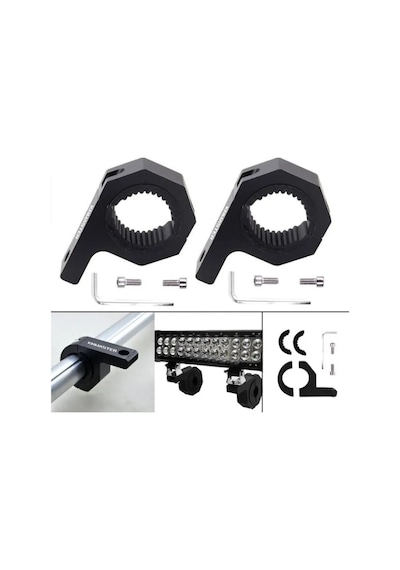 Knmaster Mc-90 Motosiklet Koruma Demiri Sis Farı Montaj Ayağı
