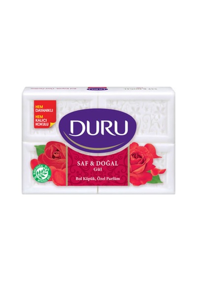 5 Adet Duru Saf&doğal Gül Kalıp Sabun 600 G Diğer