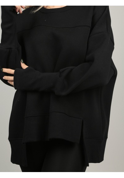 Oversize Uzun Kollu Sweatshirt 001