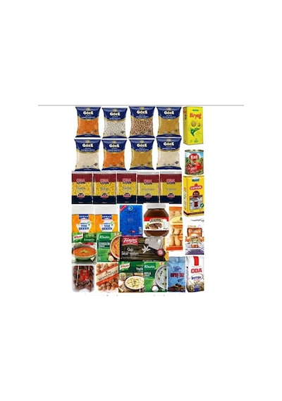 Ramazan Paketi Kumanya Yardım Gıda Erzak Kolisi Mega Paket 26 Parça Çeşit 24,6 Kg