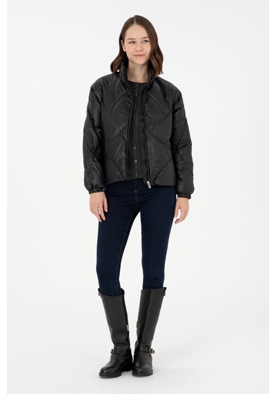 U.s. Polo Assn. Kadın Siyah Mont 50289589-vr046 Siyah