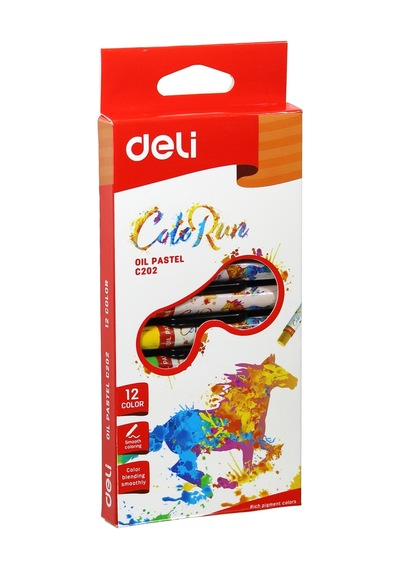 Deli Yağlı Pastel Seti - 12 Renk