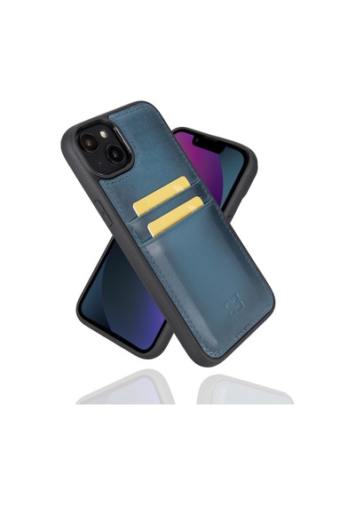 Bouletta Apple İphone 14 Pro Max Uyumlu Deri Arka Kapak Fxcp Brn4