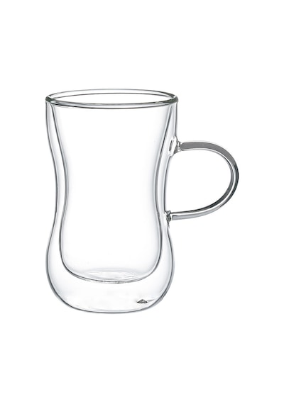 Leggno Vetro Çift Cidarlı Çay Bardağı 2li 150 Ml Le-vtr7700dtgh15 Leggno Çok Renkli