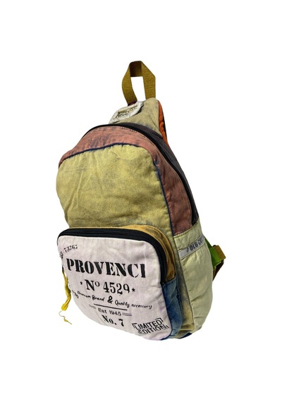 Old Cotton Cargo Kaliteli Laptop Bölmeli Vintage Disayn Sırt Gezi Çantası New Minola 25 Cm X 36 Cm Gri