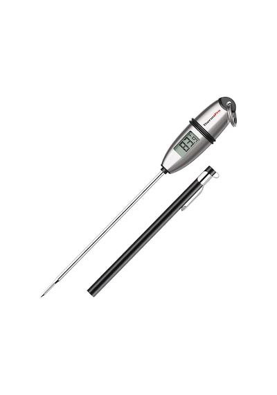 ThermoPro TP02S Lcd Ekranlı Daldırma/Saplama Çelik Gövdeli Gıda Pişirme Termometresi