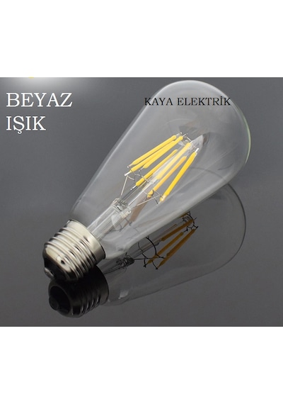 Cata Ct-4353 8w Rustik Led Ampül E27 Beyaz Işık