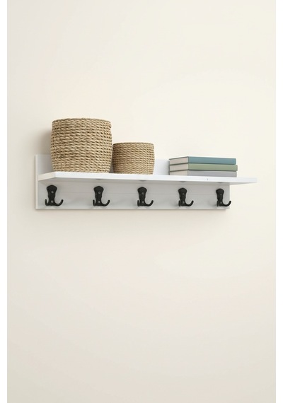 Upstyle Duvar Askılığı 80 Cm - Beyaz 80 18 12 Cm