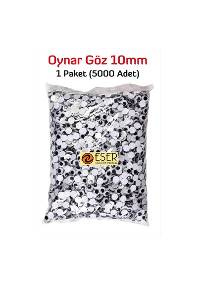 Eser Oynar Göz Siyah 10 Mm 5000'Li