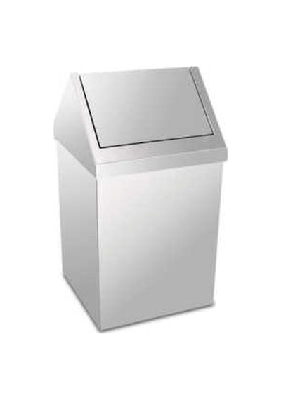 Palex 3800-306 Metal Çatı Kapaklı Çöp Kovası 6 Litre