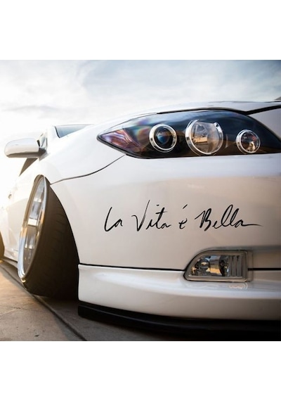 La Vita E Bella Hayat Güzeldir Sticker 01166