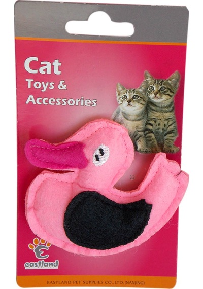 Cosmotex 8712695512127 Eastland Kedı Otlu Peluş Ördek 8,5 Cm