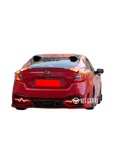 Honda Civic Fc5 2016-2021 Fc5 Tavan Spoiler Plastik Boyasız