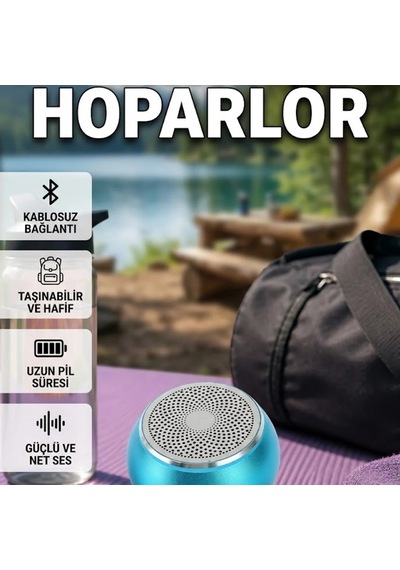 Mini Bluetooth Hoparlör Taşınabilir Kablosuz Ses Sistemi Dış Mekân Ve Seyahat Kullanımı