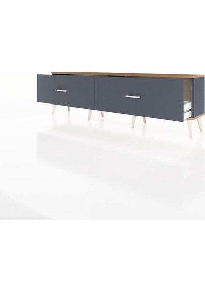 Arges Tv Ünitesi 2 Çekmeceli 176x30x51 Antrasit-çam/antrasit Atlas Çam/antrasıt Arges Tv Ünitesi 2 Çekmeceli 176x30x51 Antrasit-çam/antrasit Atlas Çam/antrasıt