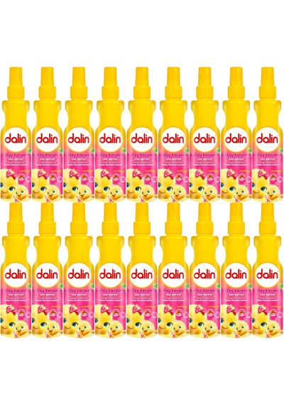 Dalin Kolay Saç Tarama Spreyi 200 Ml Badem Özlü 18'li Set