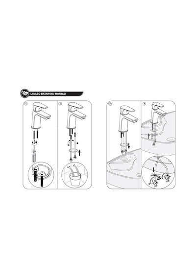 Eca Caro 102108892 Lavabo Bataryası