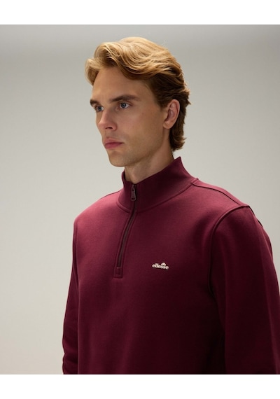Ellesse 6wm1010-brd Erkek Fermuarlı Sweat Bordo