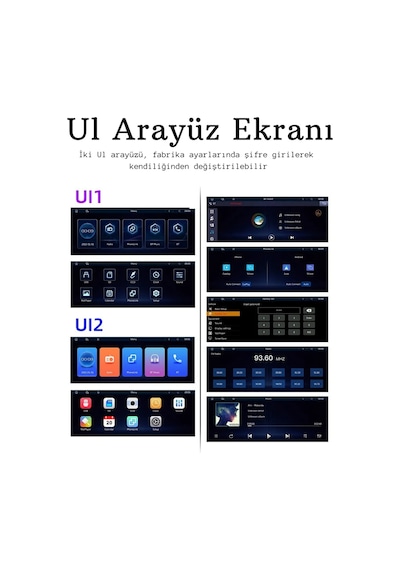 Techtic Tak Çalıştır Carplay App Android Auto Ekran Kablosuz