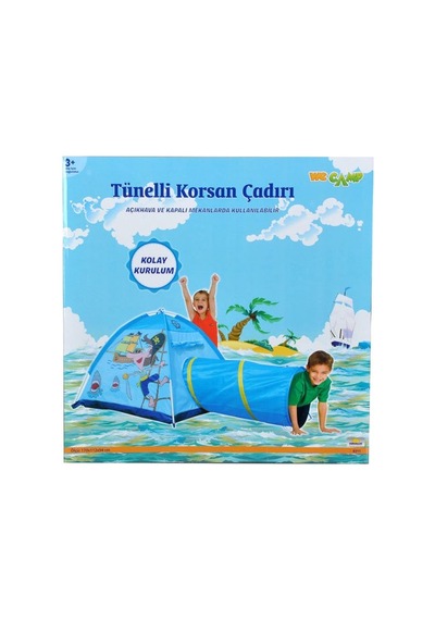8311 Tünelli Korsan Çadır Mavi