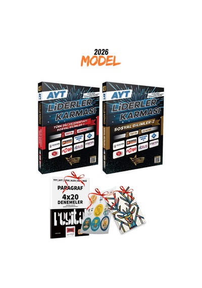 2026 Model 8 Yayın 8 Deneme Ayt Edebiyat Sosyal Bilimler 1+sosyal Bil. 2 Deneme Set