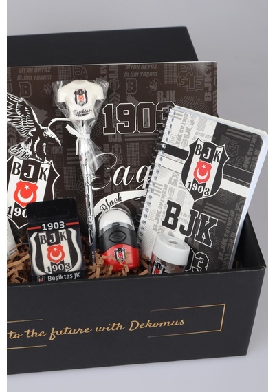 Dekomus Özel Kutulu Lisanslı Beşiktaş Full + Full Premıum Okul Ve Kırtasiye Seti