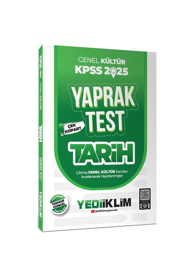 2025 Kpss Genel Kültür Tarih Çek Kopart Yaprak Test - 655310593