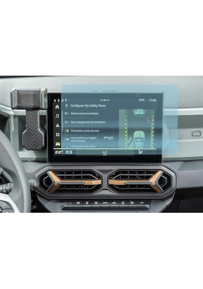 Renault Duster E-tech 10.1 İnç Ekran Koruyucu Multimedya