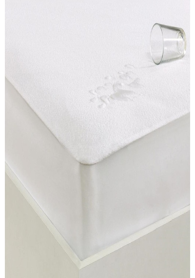 Bebesi Battal Boy Fitted Çift Kişilik Alez 200x200+30 Cm Micro Kumaş Sıvı Geçirmez Beyaz