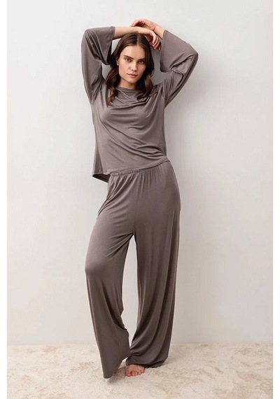 Artış Collection Artış 20210 Bayan Pijama Takımı VİZON