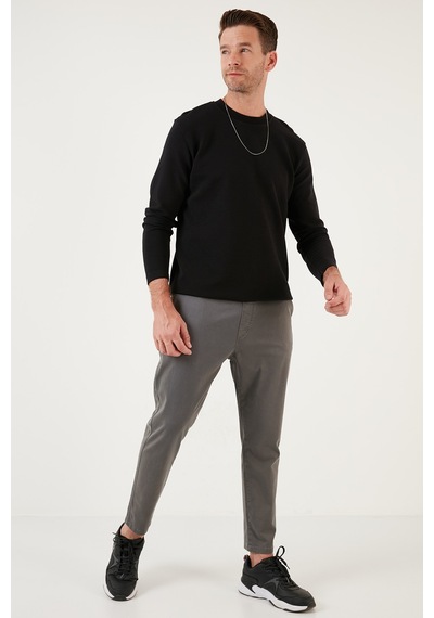 Buratti % 100 Pamuk Bisiklet Yaka Regular Fit Erkek Sweat 5905406 Siyah Buratti % 100 Pamuk Bisiklet Yaka Regular Fit Erkek Sweat 5905406 Siyah