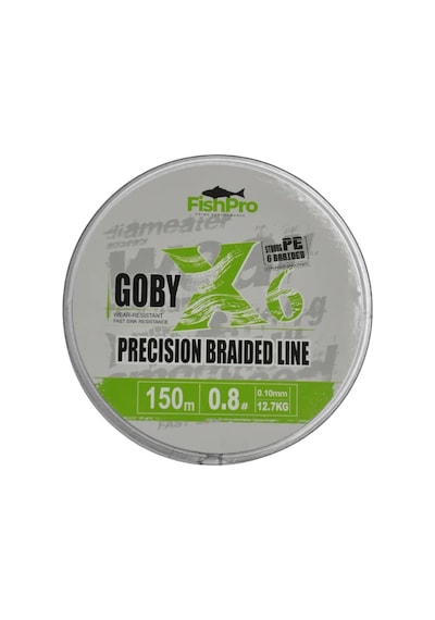 Fishpro Goby 6x 150 Mt Dark Green Örgü İp Misina 0.10