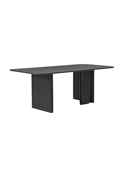 Nomada Ahşap Yemek Masası 95x180 Siyah