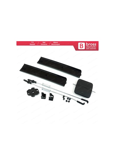 Vw T5 Caravelle için Yan Sürgülü Cam Tamir Seti 7h0847781b N11.20043