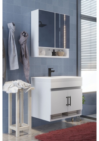Salvador Banyo Dolabı Çok Amaçlı Banyo Dolabı Beyaz
