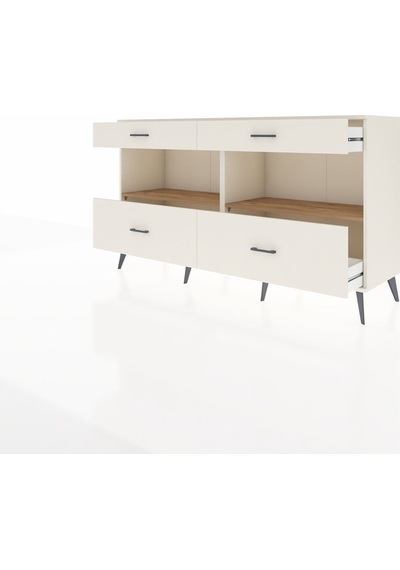 Hyperion Konsol 2 Raflı 4 Çekmeceli 176x44x99 Aytaşı-çam/aytaşı Aytaşı-çam/aytaşı