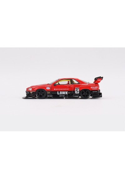 Mini Gt 843 Nissan Lb-er34 Super Silhouette Skylıne Red/black 1/64