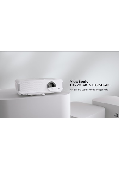 Viewsonic Lx720-4k 3500 Lümen 4k Akıllı Lazer Projeksiyon Cihazı