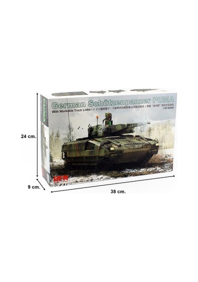 Rfm 5021 1/35 Ölçek, Schützenpanzer Puma Zırhlı Personel Taşıyıcı, Plastik Model Kiti-55490