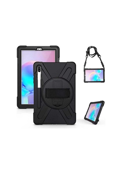 Galaxy Tab S6 T860 Kılıf Zore Defender Tablet Silikon Arka Kapak