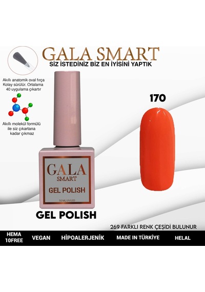 Gala Smart Classic Kalıcı Oje 10 Mle No:170