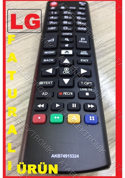 LG Uyumlu Kisa Model Beyaz Home Akb 74915324 Led Tv Televizyon Kumandası