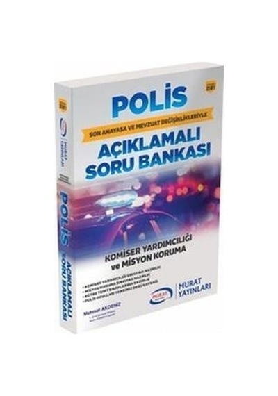 Soru Bankası Polis Hukuku ve Mevzuatı 2501- Murat Yayınları