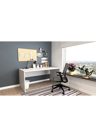 180 Cm Çalışma Masası, Ev Ve Ofis Için Ideal Çalışma Ve Bilgisayar Masası, Gri Renk Gri-3 180 Cm Çalışma Masası, Ev Ve Ofis Için Ideal Çalışma Ve Bilgisayar Masası, Gri Renk Gri-3