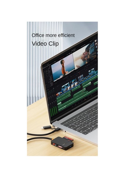 Mt86 8in1 Multi Girişli Cf Kart Okuyucu Mac İphone 15 16 İle Uyumlu Type-c 5gbps Veri Aktarımı