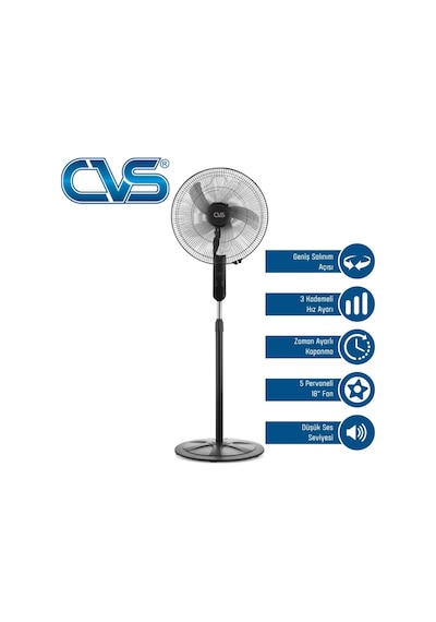 Cvs Dn 91032 Uzaktan Kumandalı 18'' 110 Watt Ayaklı Vantilatör
